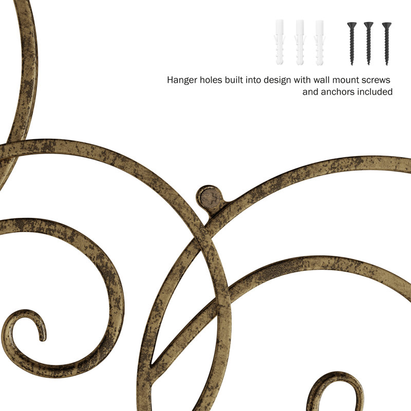 Ophelia & Co. Interlocking Circles Metal Wall Décor & Reviews Wayfair